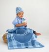monogrammed+custom+design+knit+stroller+blanket