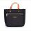 +personalized+joey+tote+black+navy+cognac