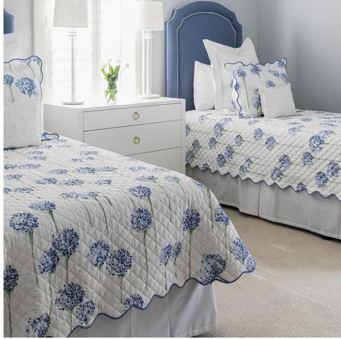 Matouk Charlotte by Lulu DK Azure, Lavender New Peony Charlotte by LuLu DK MAaouk Home & Garden > Linens & Bedding > Bedding